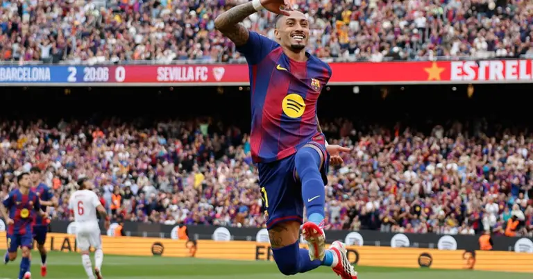 বার্সেলোনার ব্রাজিলিয়ান ফরোয়ার্ড রাফিনিয়া